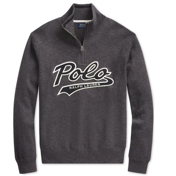 Polo Ralph Lauren Other - Lauren Gray Cotton 1/2 Zip Sweater Men's NWOT L